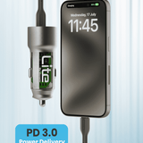 Moxedo Lite 38W Car Charger PD 3.0 Dual USB‑C & USB‑A Port-Flash Zone Electronics فلاش زون للالكترونيات