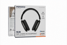 قم بتحميل الصورة إلى عارض الصور، Porodo Soundtec Silva Dual Hybrid ANC Headphone – Bluetooth 5.3 Wireless Over-Ear Headphones-Flash Zone Electronics فلاش زون للالكترونيات
