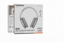 قم بتحميل الصورة إلى عارض الصور، Porodo Soundtec Silva Dual Hybrid ANC Headphone – Bluetooth 5.3 Wireless Over-Ear Headphones-Flash Zone Electronics فلاش زون للالكترونيات
