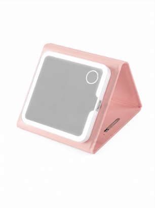 Porodo Lily LED Portable Tri-Fold Makeup Mirror-Flash Zone Electronics فلاش زون للالكترونيات