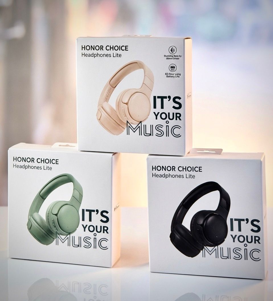 HONOR Choice Headphones Lite – Lightweight Wireless Earbuds with Balanced Sound-Flash Zone Electronics فلاش زون للالكترونيات