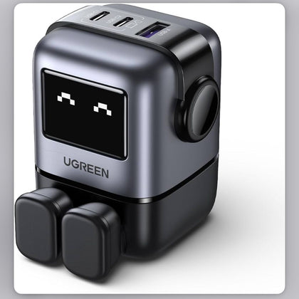 Ugreen Nexode RG 65W USB C GaN Charger with LED Display-Flash Zone Electronics فلاش زون للالكترونيات