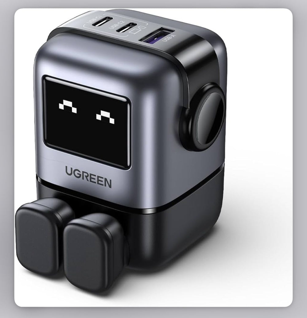 Ugreen Nexode RG 65W USB C GaN Charger with LED Display-Flash Zone Electronics فلاش زون للالكترونيات