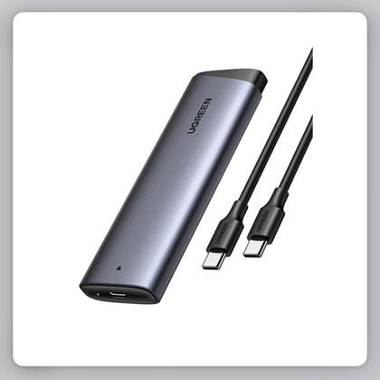 UGREEN M.2 NVMe SSD Enclosure Adapter — USB-C External PCIe SSD Case-Flash Zone Electronics فلاش زون للالكترونيات