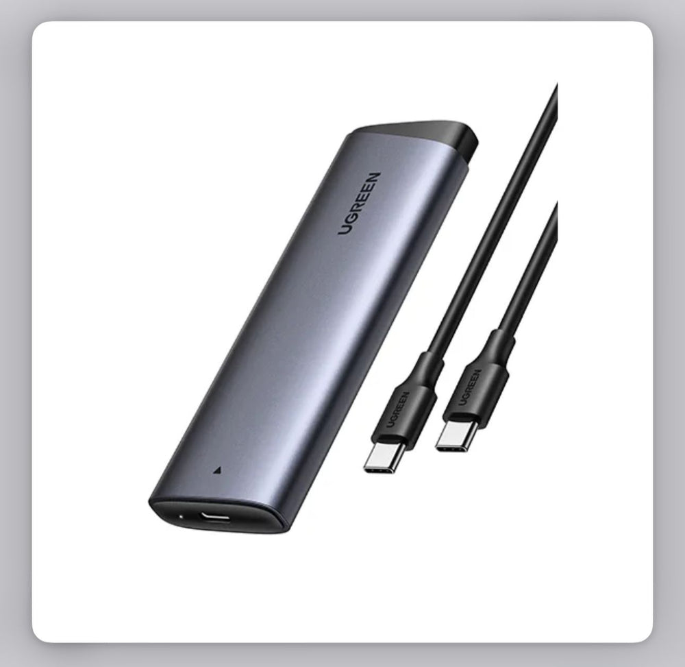UGREEN M.2 NVMe SSD Enclosure Adapter — USB-C External PCIe SSD Case-Flash Zone Electronics فلاش زون للالكترونيات