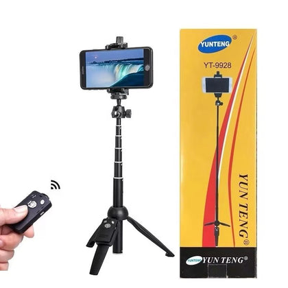 Bluetooth Selfie Stick Tripod with Remote Control – Extendable Phone Stand-Flash Zone Electronics فلاش زون للالكترونيات