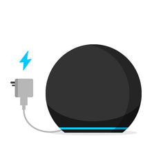 Load image into Gallery viewer, Echo Dot (5th Gen) | smart bluetooth speaker with vibrant sound and Alexa | Use your voice to control smart home devices, play music or the Quran, and more (speaks English &amp; Khaleeji) | Charcoal

