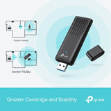 TP‑Link AX1800 Dual‑Band Wi‑Fi 6 Wireless USB Adapter – Archer TX20U (USB 3.0 Wi‑Fi 6 Dongle)-Flash Zone Electronics فلاش زون للالكترونيات