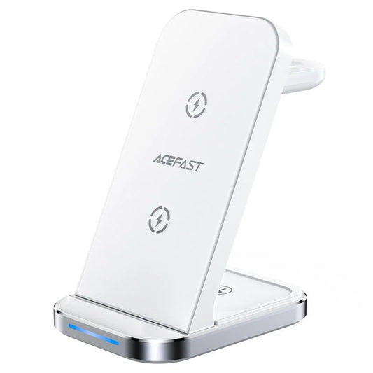 ACEFAST E15 Desktop 3-in-1 Wireless Charging Holder – Fast Wireless Charging Stand for Phone, Earbuds & Watch-Flash Zone Electronics فلاش زون للالكترونيات