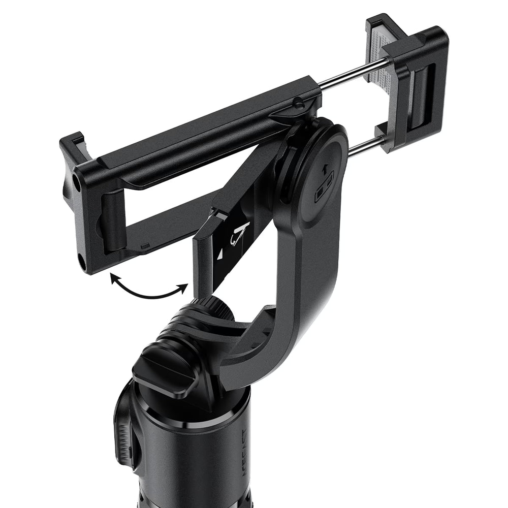 ACEFAST E43 Selfie Stick with Automatic Tripod Black – 63cm Extendable Phone Stand with Detachable Bluetooth Remote-Flash Zone Electronics فلاش زون للالكترونيات