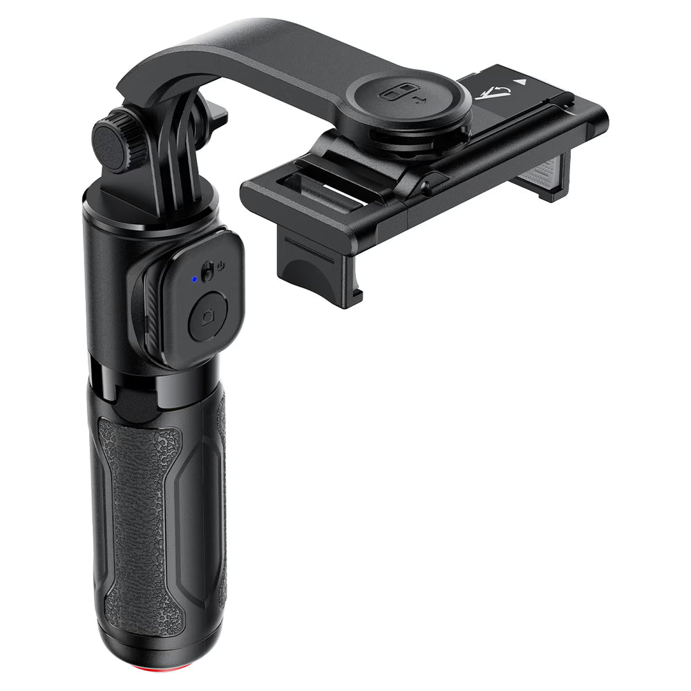 ACEFAST E43 Selfie Stick with Automatic Tripod Black – 63cm Extendable Phone Stand with Detachable Bluetooth Remote-Flash Zone Electronics فلاش زون للالكترونيات