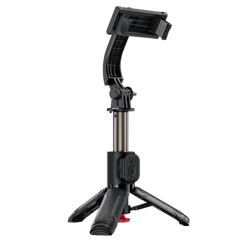 ACEFAST E43 Selfie Stick with Automatic Tripod Black – 63cm Extendable Phone Stand with Detachable Bluetooth Remote-Flash Zone Electronics فلاش زون للالكترونيات