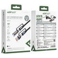 Acefast J5 3‑in‑1 Charging & Data Cable — USB‑A / USB‑C to USB‑C with LED Light-Flash Zone Electronics فلاش زون للالكترونيات