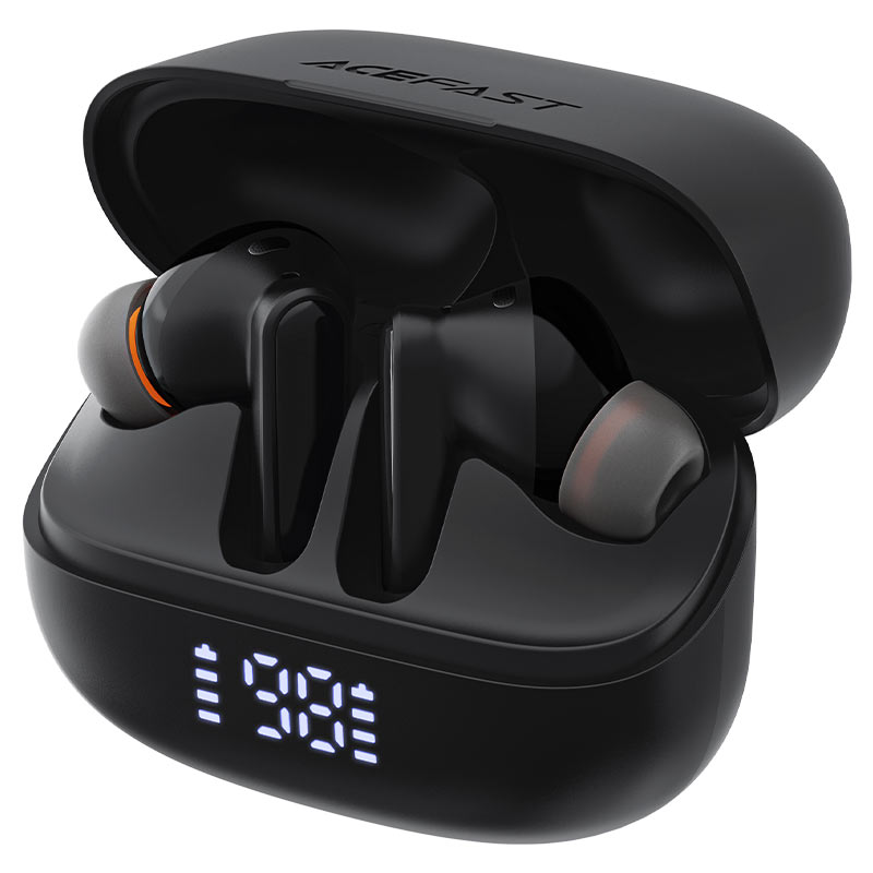 W1 Active Noise Cancelling True Wireless Earbuds | Hi-Fi Stereo Sound, Bluetooth 5.4, 35 Hours Playtime, ENC HD Calls, USB-C Fast Charging, IPX4 Water Resistant-Flash Zone Electronics فلاش زون للالكترونيات