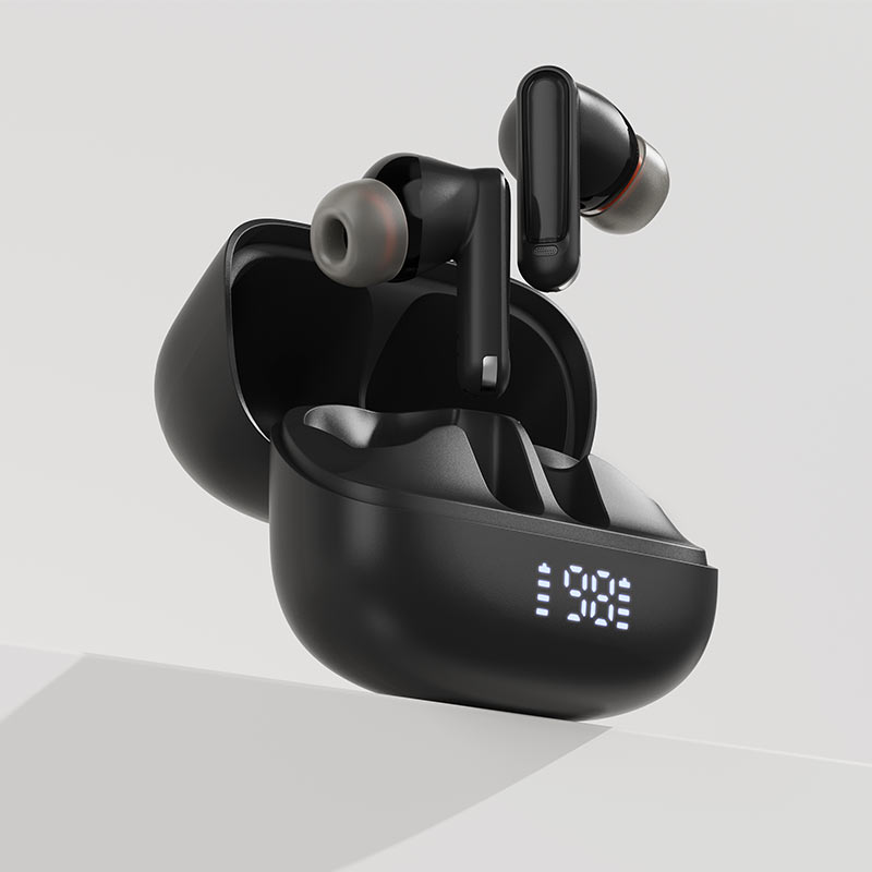 W1 Active Noise Cancelling True Wireless Earbuds | Hi-Fi Stereo Sound, Bluetooth 5.4, 35 Hours Playtime, ENC HD Calls, USB-C Fast Charging, IPX4 Water Resistant-Flash Zone Electronics فلاش زون للالكترونيات