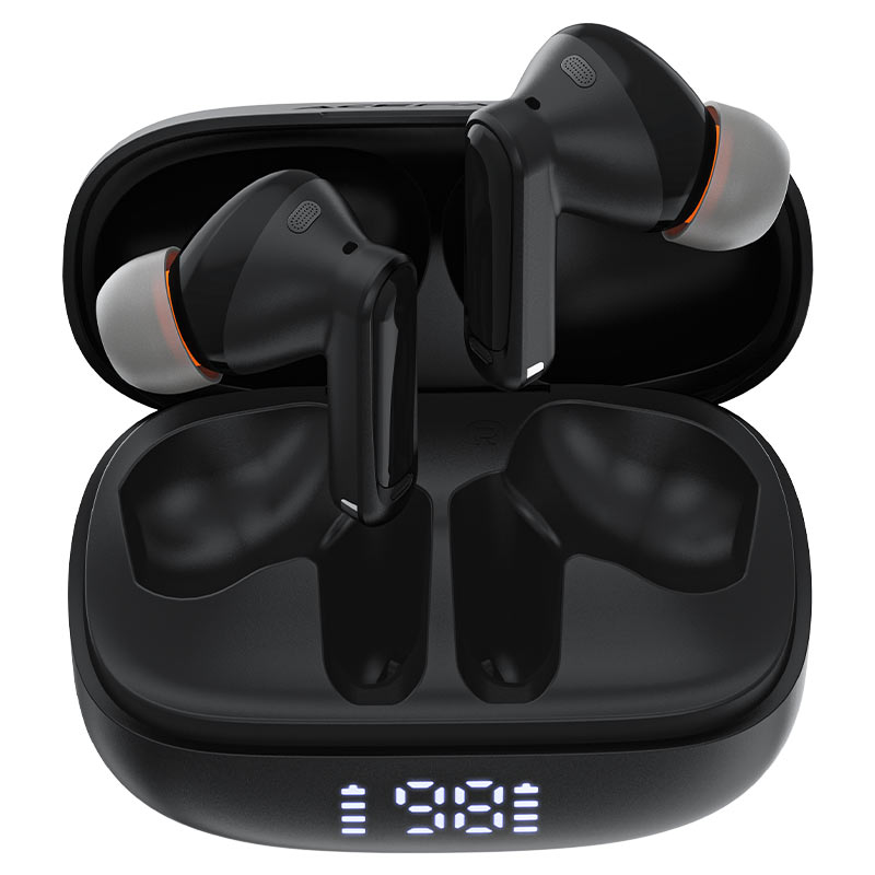 W1 Active Noise Cancelling True Wireless Earbuds | Hi-Fi Stereo Sound, Bluetooth 5.4, 35 Hours Playtime, ENC HD Calls, USB-C Fast Charging, IPX4 Water Resistant-Flash Zone Electronics فلاش زون للالكترونيات