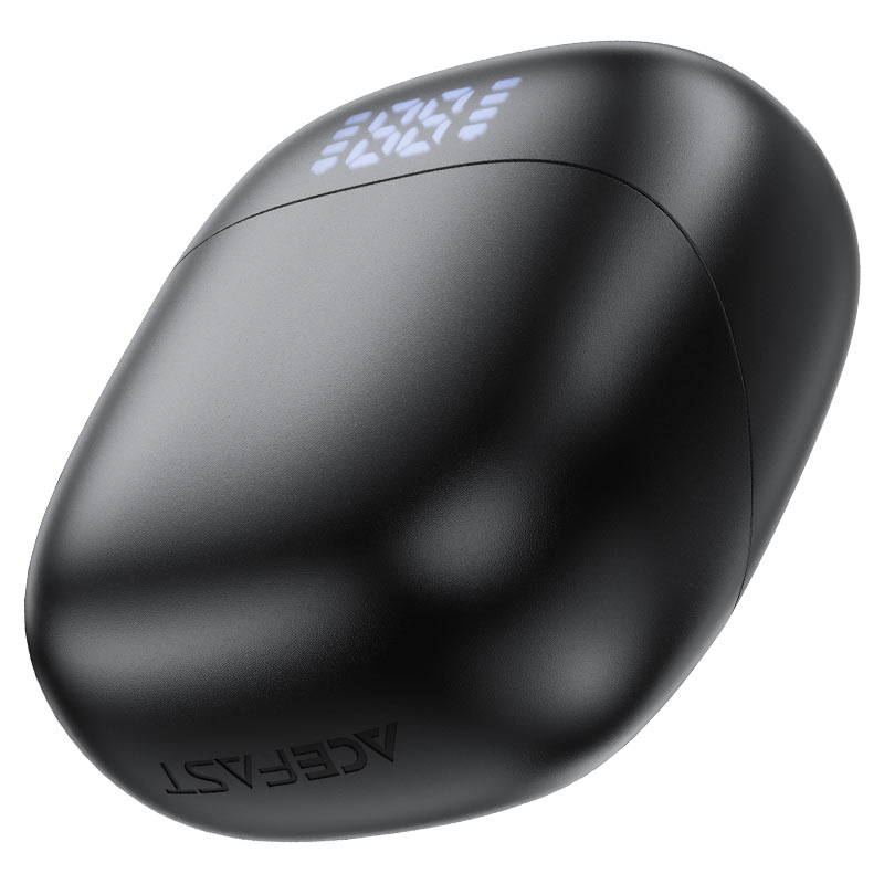 ACEFAST W2 Active Noise Cancelling True Wireless Earbuds - ANC, Black-Flash Zone Electronics فلاش زون للالكترونيات