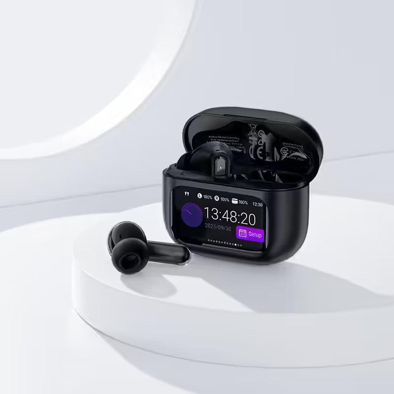 ACEFAST W6 Smart Screen Active Noise Cancelling True Wireless Earbuds