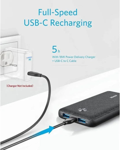 Anker PowerCore III Sense 10K Power Bank – 20W USB-C Fast Charging-Flash Zone Electronics فلاش زون للالكترونيات