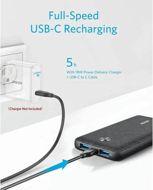 Anker PowerCore III Sense 10K Power Bank – 20W USB-C Fast Charging-Flash Zone Electronics فلاش زون للالكترونيات