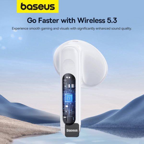 Baseus Bowie E13 True Wireless Earbuds – 12 mm Diaphragm, 30 H Battery, Low Latency 0.06 s, BT 5.3, App Control-Flash Zone Electronics فلاش زون للالكترونيات