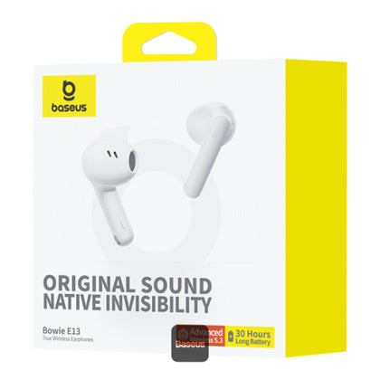 Baseus Bowie E13 True Wireless Earbuds – 12 mm Diaphragm, 30 H Battery, Low Latency 0.06 s, BT 5.3, App Control-Flash Zone Electronics فلاش زون للالكترونيات