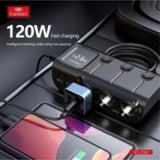 Earldom 120W Fast In‑Car Charger Splitter ET‑CS4 – Charge Up to 6 Devices-Flash Zone Electronics فلاش زون للالكترونيات
