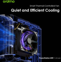Load image into Gallery viewer, Oraimo PowerStation 600 Portable Power Supply – 600W Backup Battery Generator-Flash Zone Electronics فلاش زون للالكترونيات
