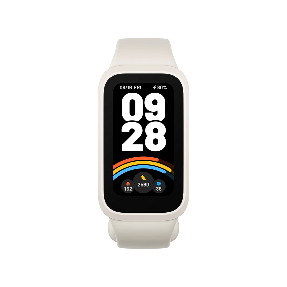 Xiaomi Smart Band 9 Active – Beige White-Flash Zone Electronics فلاش زون للالكترونيات