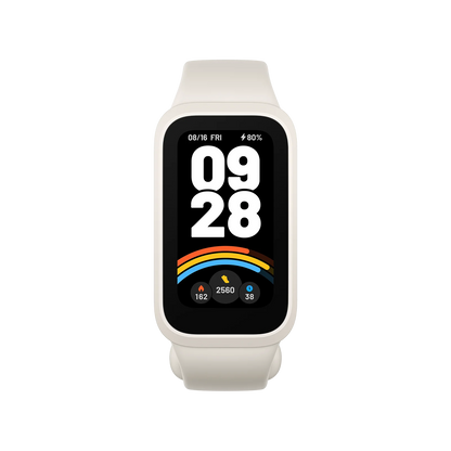 Xiaomi Smart Band 9 Active – Beige White-Flash Zone Electronics فلاش زون للالكترونيات