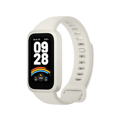 Xiaomi Smart Band 9 Active – Beige White-Flash Zone Electronics فلاش زون للالكترونيات