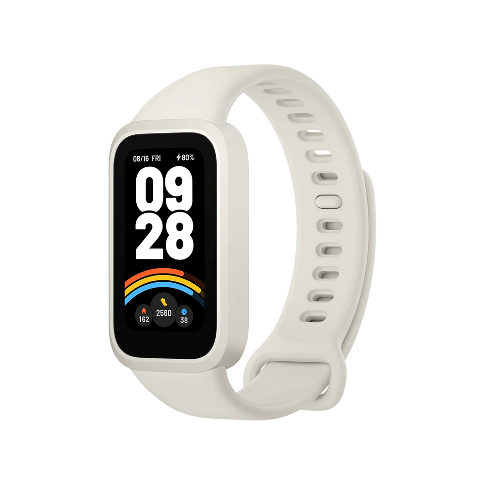 Xiaomi Smart Band 9 Active – Beige White-Flash Zone Electronics فلاش زون للالكترونيات