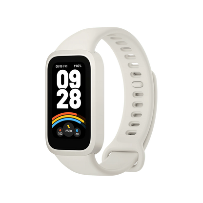 Xiaomi Smart Band 9 Active – Beige White-Flash Zone Electronics فلاش زون للالكترونيات