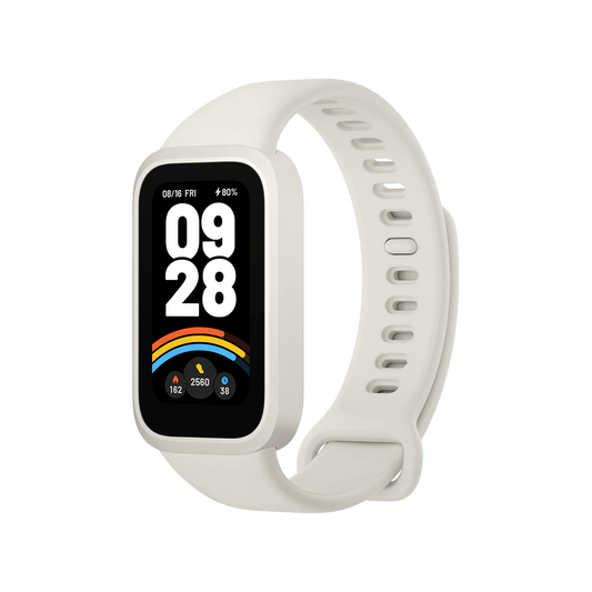 Xiaomi Smart Band 9 Active – Beige White-Flash Zone Electronics فلاش زون للالكترونيات