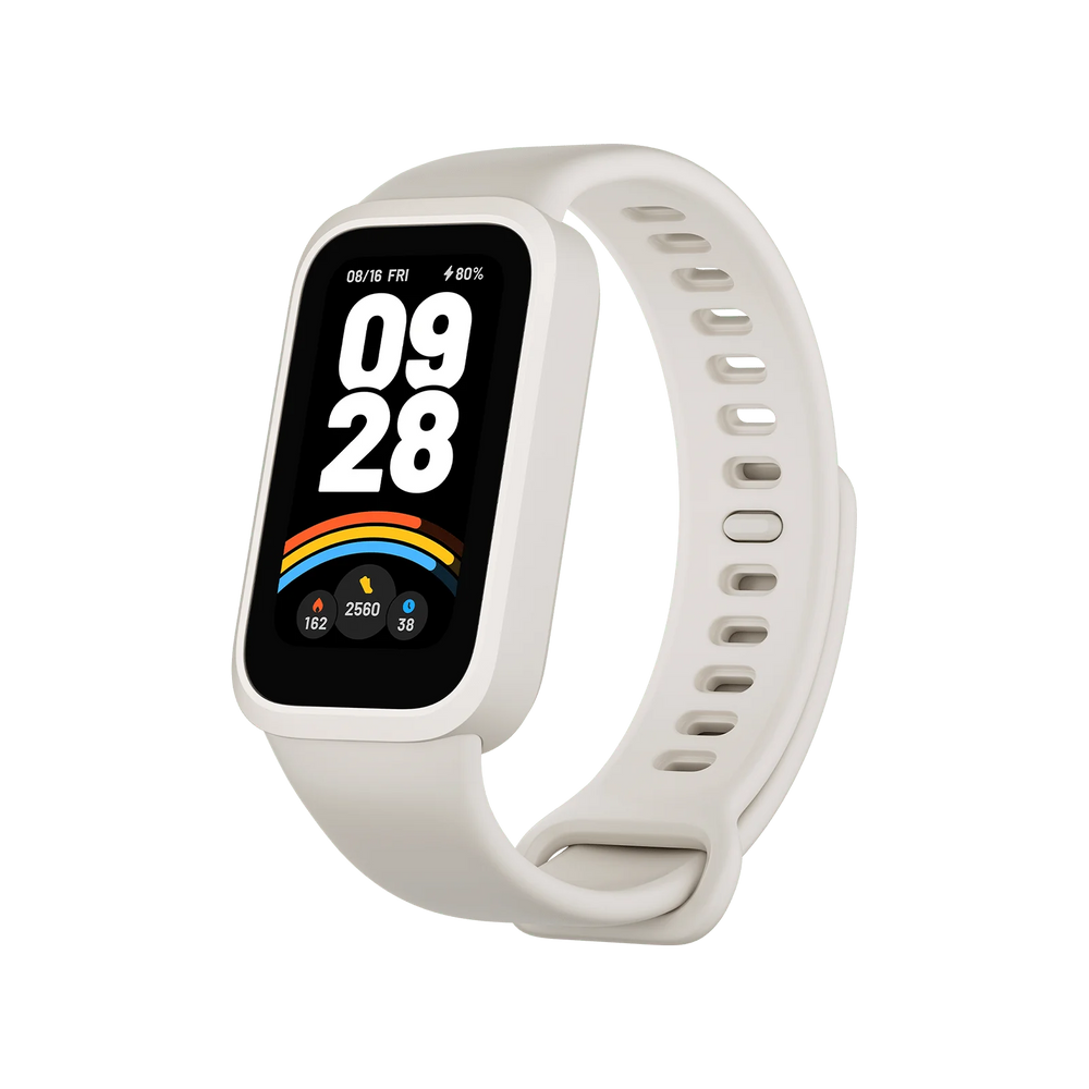 Xiaomi Smart Band 9 Active – Beige White-Flash Zone Electronics فلاش زون للالكترونيات