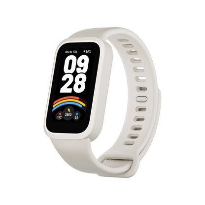 Xiaomi Smart Band 9 Active – Beige White-Flash Zone Electronics فلاش زون للالكترونيات