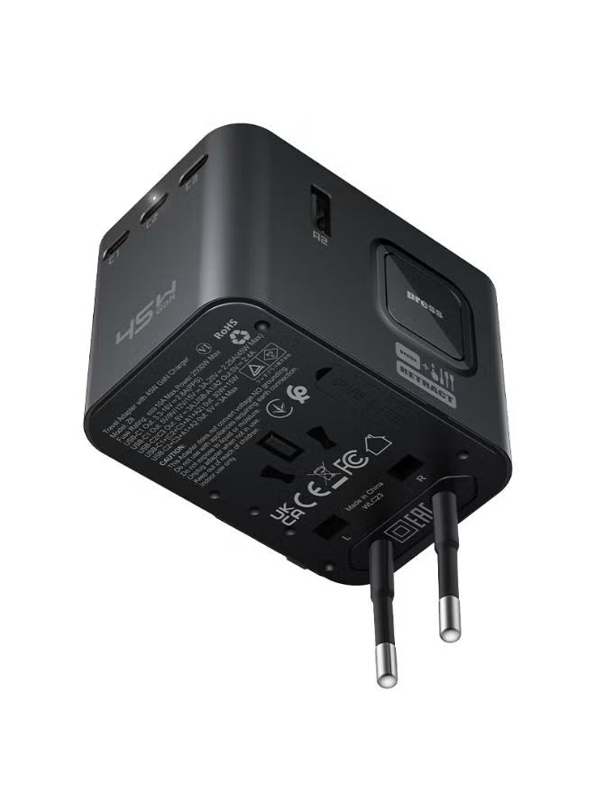 ACEFAST Z8 2500W PD45W GaN Fast Charging Travel Adapter