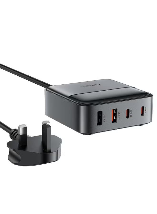 ACEFAST Z6 PD65W GaN Desktop Power Station (UK) – 2×USB-C + 2×USB-A