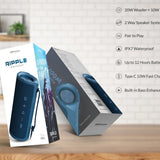 HiFuture Ripple Bluetooth Speaker – IPX7 Waterproof, 12-Hour Playtime-Flash Zone Electronics فلاش زون للالكترونيات