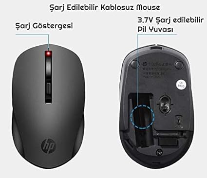 HP Wireless Mouse (S1000)-Flash Zone Electronics فلاش زون للالكترونيات