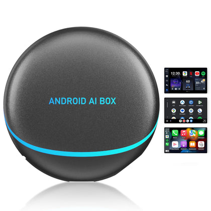Magic Box Streaming Device for Car,8+128G Ai Magic Carplay Box with Split Screen & Integrated Navigation Android AI Box-Flash Zone Electronics فلاش زون للالكترونيات