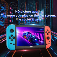 Load image into Gallery viewer, X80 7 Inch Handheld Game Console with 16GB HD Screen and 3000mAh Battery, Pre-Installed 20000 Retro Games-Flash Zone Electronics             فلاش زون للالكترونيات
