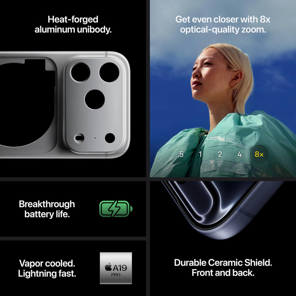 Apple iPhone 17 Pro Max 512 GB UAE Version : 6.9-inch Display with ProMotion, A19 Pro Chip, Best Battery Life in Any iPhone Ever, Pro Fusion Camera System, Center Stage Front Camera; Cosmic Orange-Flash Zone Electronics فلاش زون للالكترونيات