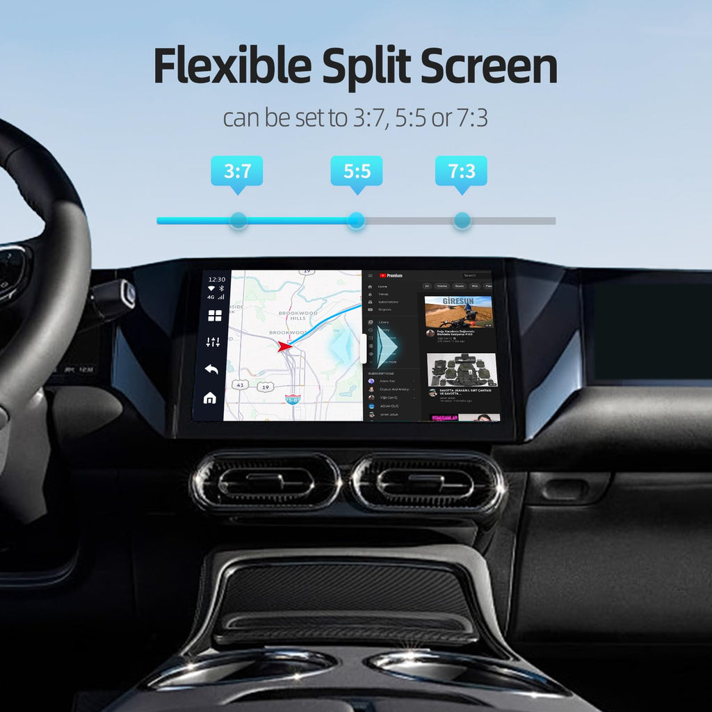 Magic Box Streaming Device for Car,8+128G Ai Magic Carplay Box with Split Screen & Integrated Navigation Android AI Box-Flash Zone Electronics فلاش زون للالكترونيات