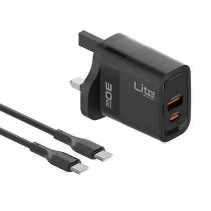 Porodo Dual Port Multi-Device Wall Charger with Integrated Watch Charger – 20W Power Delivery, 2.5W Wireless Output & 15W Sharing Output-Flash Zone Electronics فلاش زون للالكترونيات