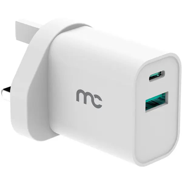MYCANDY TC‑D30 30W Travel Charger – Dual Port USB‑C & USB‑A Fast PD & QC Adapter-Flash Zone Electronics فلاش زون للالكترونيات