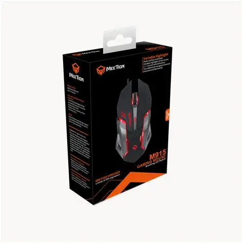 Meetion M915 Gaming Mouse – High Precision RGB Wired USB Mouse-Flash Zone Electronics فلاش زون للالكترونيات