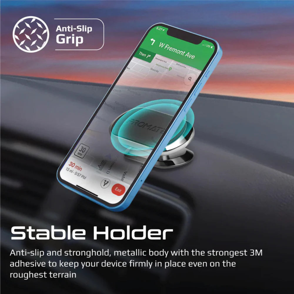 Promate - 360° Anti-Slip Magnetic Mount-Flash Zone Electronics فلاش زون للالكترونيات