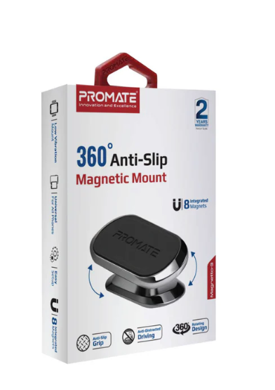 Promate - 360° Anti-Slip Magnetic Mount-Flash Zone Electronics فلاش زون للالكترونيات