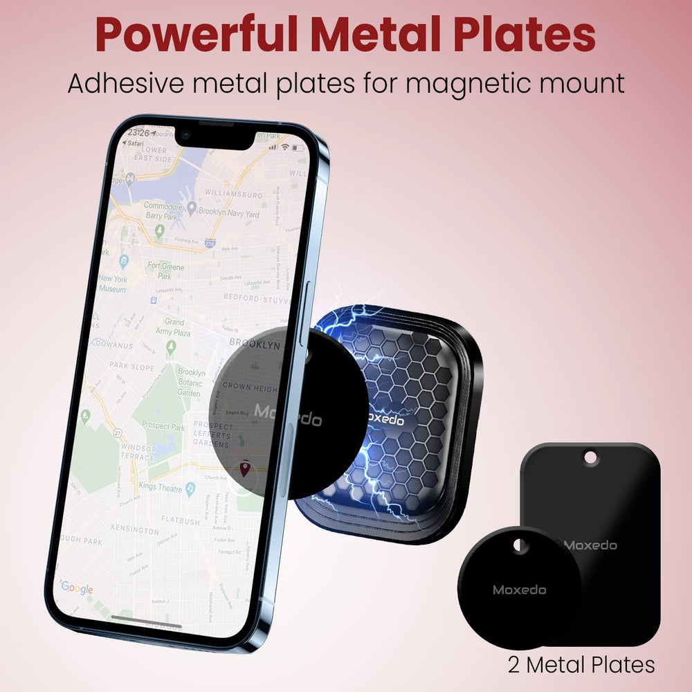 Moxedo Magnetic Car Mount Phone Holder – Flexible Long Arm Gooseneck, Strong Suction Base, 360° Rotation (Windshield & Dashboard Compatible)-Flash Zone Electronics فلاش زون للالكترونيات